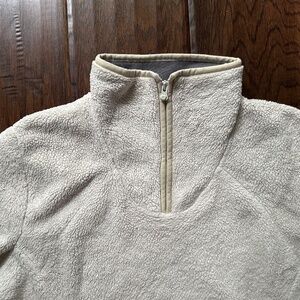 The North Face 1/4 Zip Pullover Sweater Ivory Size Medium